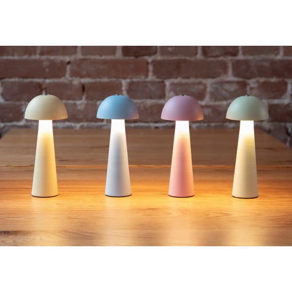 Gaiši zila LED galda lampa (augstums 16,5 cm) Mini LED Dome – Leitmotiv-image-1