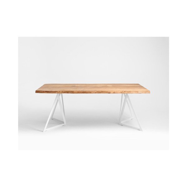 Ēdamgalds ar ozolkoka virsmu Custom Form Sherwood, 180 x 90 cm-image-1