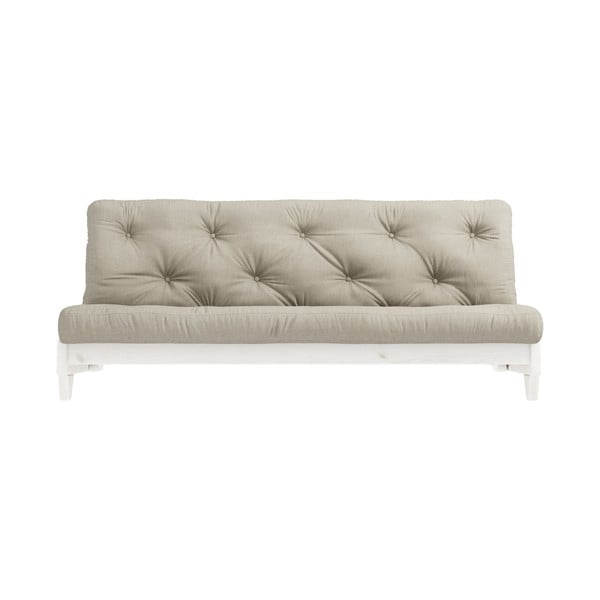 Izvelkamais dīvāns Karup Design Fresh White/Linen Beige