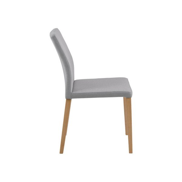 2 gaiši pelēku ēdamistabas krēslu komplekts Actona Zina Dining Set-image-1