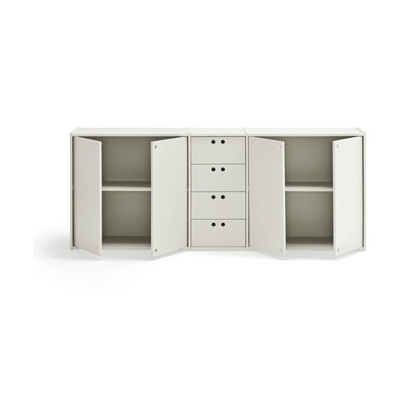 Krēmkrāsas kumode 197x80x40 cm Wally – Teulat-image-2