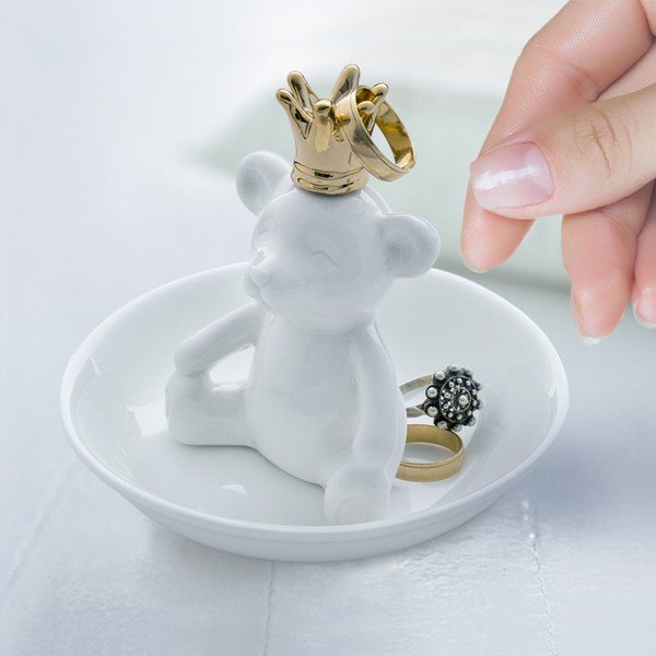 Porcelāna juvelierizstrādājumu turētājs Medvídek – Balvi-image-1