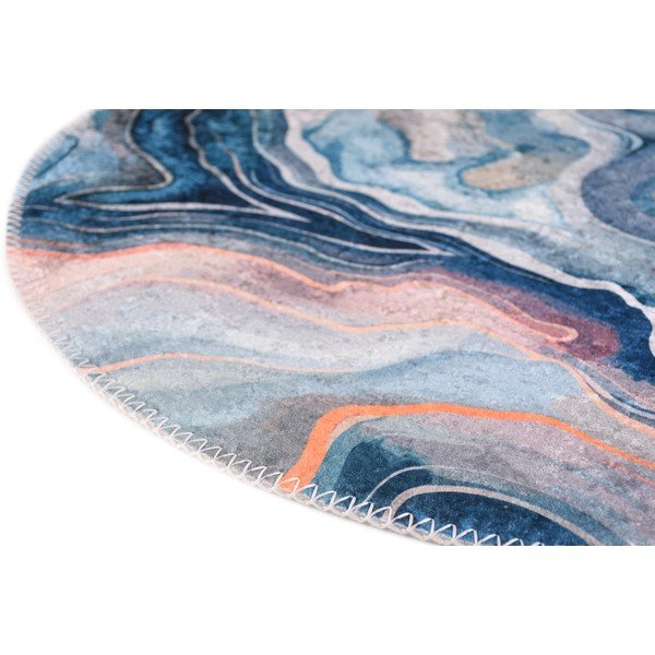 Zils/rozā mazgājams apaļš paklājs ø 100 cm Colors of Joy – Vitaus-image-2