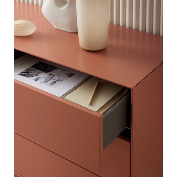 Ķieģeļu sarkana kumode 180x79 cm Edge by Hammel – Hammel Furniture-image-4