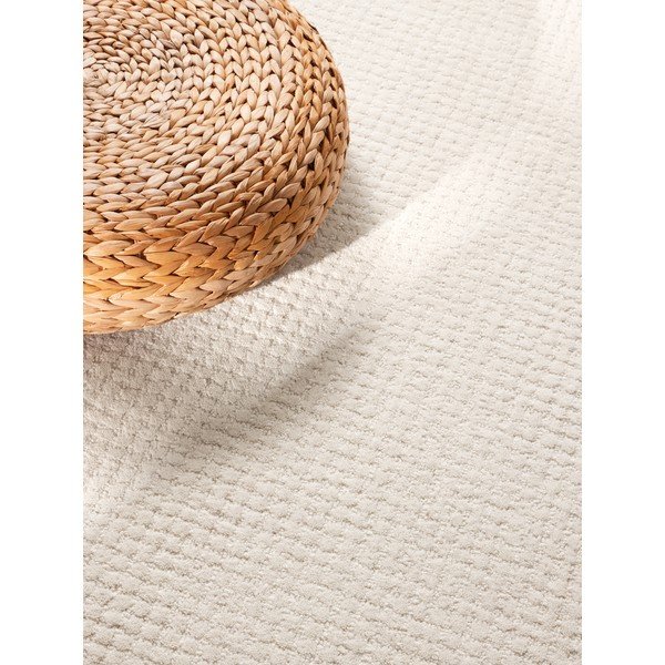 Krēmkrāsas vilnas apaļš paklājs ø 160 cm Eloise – Hanse Home-image-3
