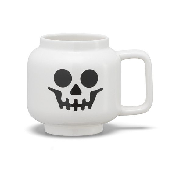 Balta keramikas bērnu krūze latte kafijai 255 ml Skeleton – LEGO®