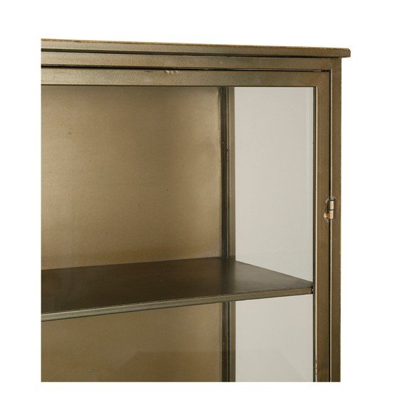 Metāla vitrīna zelta krāsā 47,5x170 cm Dagenham – Côté Table-image-3