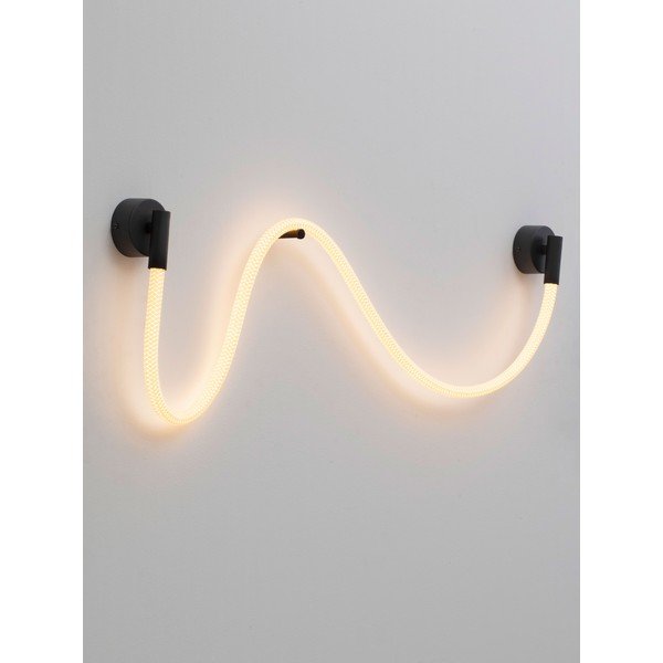 Balta/matēti melna tērauda LED sienas lampa Ilane – Nova Luce-image-2
