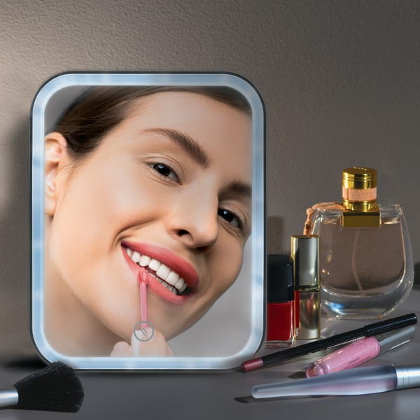 Kosmētikas spogulis ar gaismu 15x20 cm Ania – MSV-image-1