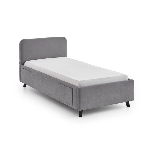 Pelēka bērnu gulta bez režģa 90x200 cm Cosy – Meise Möbel