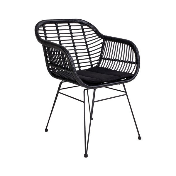 2 āra rotangpalmas krēslu komplekts ar sēdekļa spilvenu House Nordic Trieste-image-3