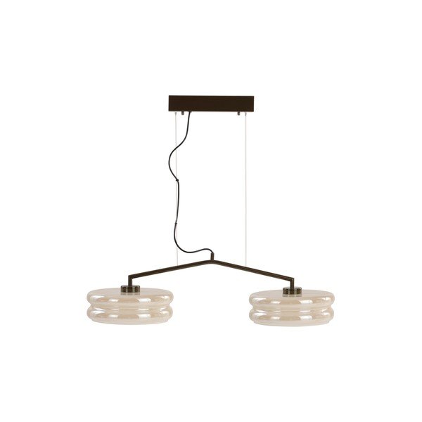 Brūna/krēmkrāsas piekaramā lampa no opāla stikla Apelqvist – Jotex