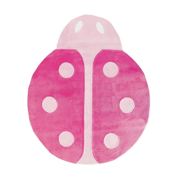 Bērnu paklājs Mavis Ladybug Pink, 100x150 cm