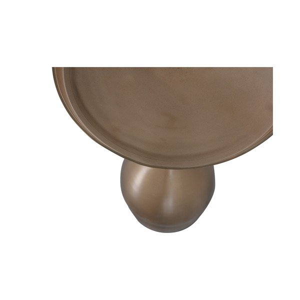 Metāla apaļš sānu galdiņš 33x33 cm Cone – BePureHome-image-2