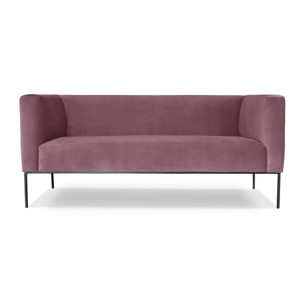 Rozā divvietīgs dīvāns Windsor & Co. Dīvāni Neptūns