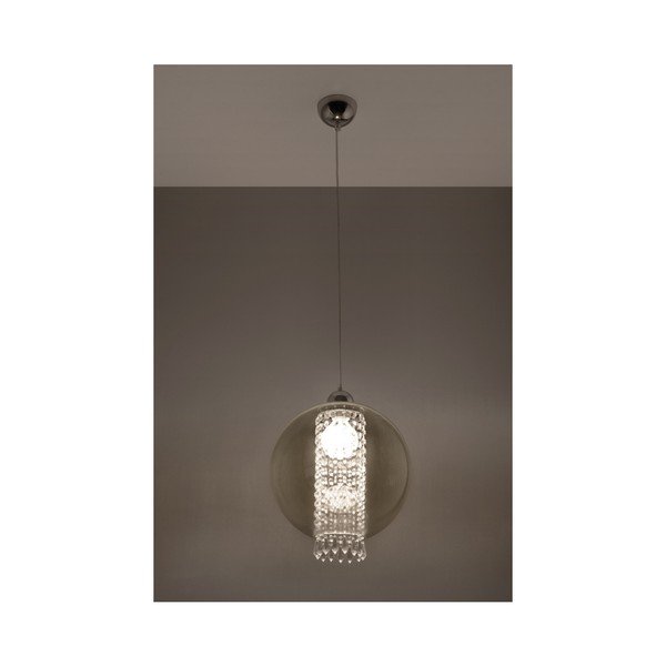 Griestu lampa Sollux Fiori Graphite-image-1