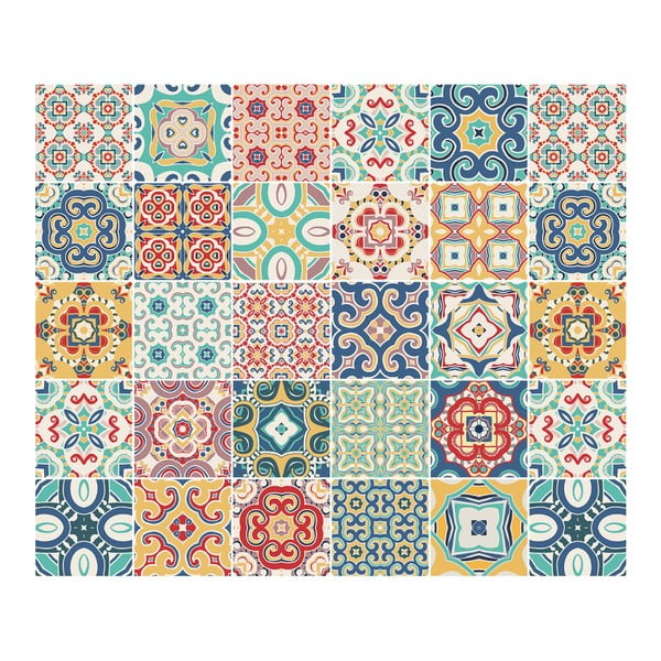 30 Ambiance Jael sienas uzlīmju komplekts, 10 x 10 cm-image-3