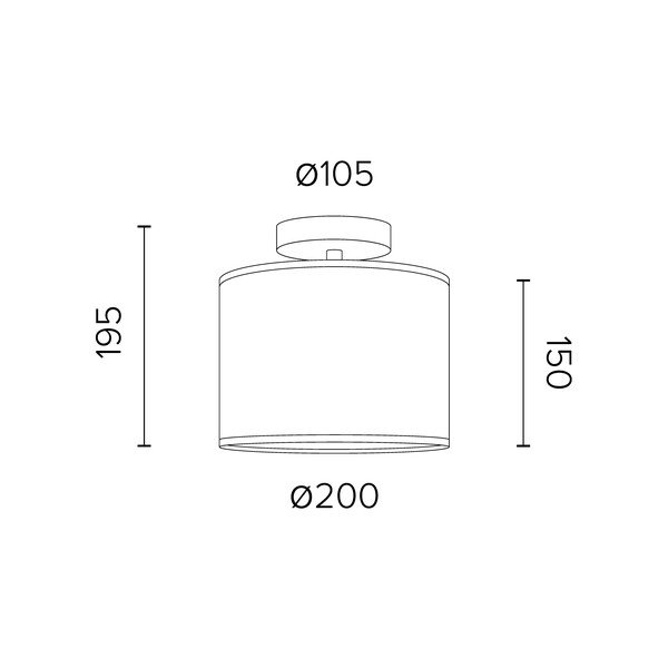 Olīvzaļa griestu lampa Sotto Luce Taiko-image-1