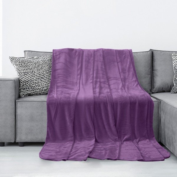 Violeta mikrošķiedras sega AmeliaHome Tyler, 220 x 240 cm-image-1