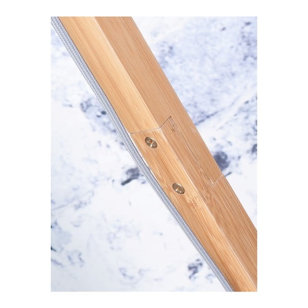 Stāvlampa ar zaļu abažūru un bambusa struktūru Good&Mojo Fuji-image-3