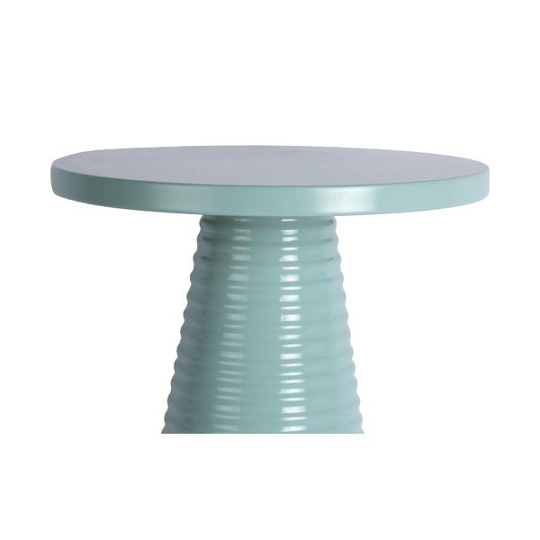 Metāla apaļš sānu galdiņš ø 40 cm Catania Ribbed – Leitmotiv-image-2