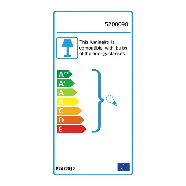Melna galda lampa White Label Lena-image-2