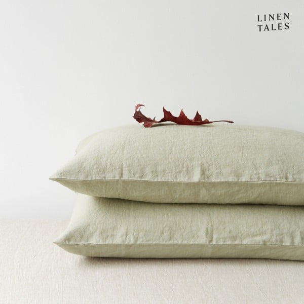 Lina spilvendrāna 80x80 cm Sage – Linen Tales