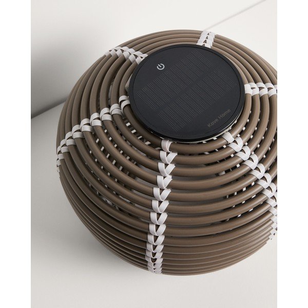 LED galda/pārvietojams āra gaismeklis ar saules baterijām/ar USB ø 25 cm Garoina – Kave Home-image-3