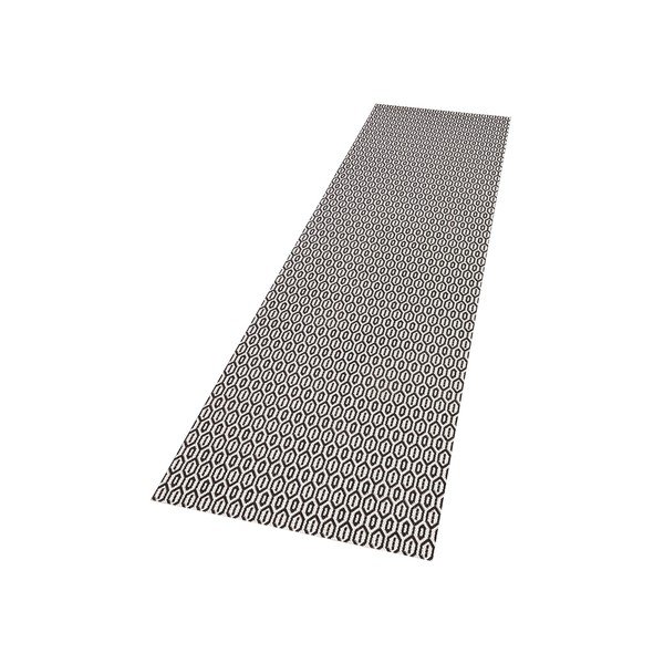 Melnbalts āra paklājs NORTHRUGS Coin, 80 x 200 cm-image-2