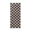 Melns/krēmkrāsas divpusējs/ar rokām darināts celiņa paklājs no džutas maisījuma 80x200 cm Rex – Hanse Home