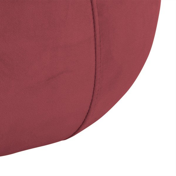 Koraļļu rozā samta pufs Actona Mie, ⌀ 60 cm-image-3