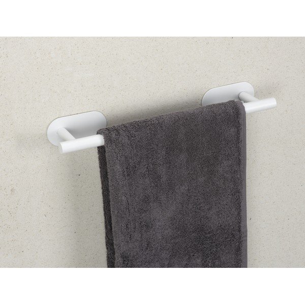 Balts nerūsējošā tērauda pašlīmējošs dvieļu turētājs Orea Uno – Wenko-image-1