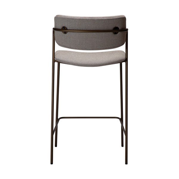 Pelēks bāra krēsls (sēdekļa augstums 67,5 cm) Zed – DAN-FORM Denmark-image-1