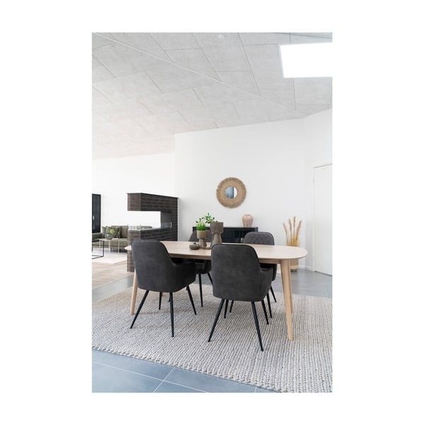 Krēmkrāsas vilnas paklājs 160x230 cm Mandi – House Nordic-image-2