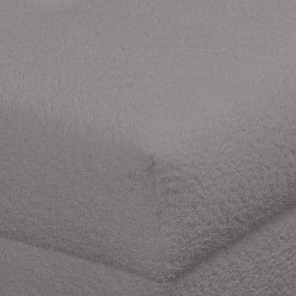 Tumši pelēks pufs no buklē auduma Ariella – Ropez-image-4