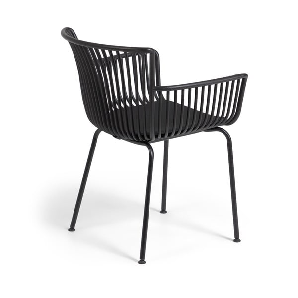 Melns dārza krēsls Kave Home Surpika-image-2