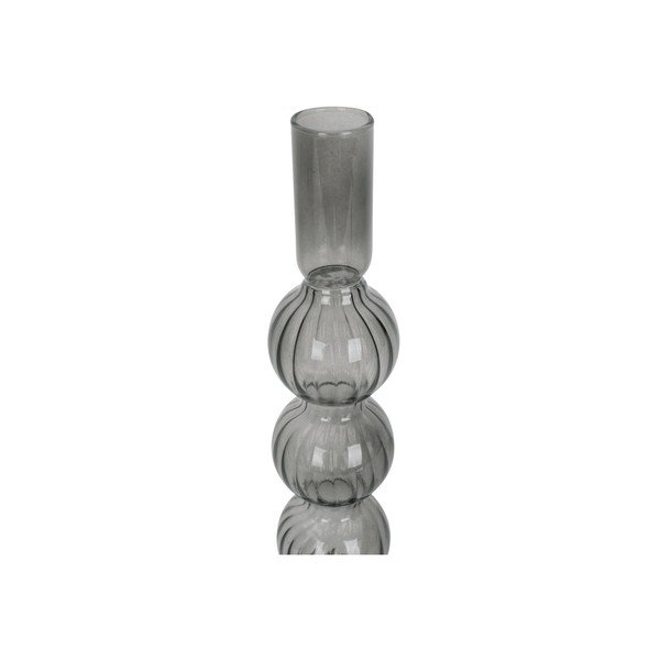Pelēks stikla svečturis PT LIVING Bubbles-image-2