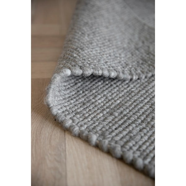 Pelēks vilnas paklājs 340x240 cm Auckland – Rowico-image-3