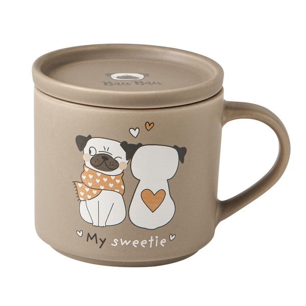 Bēšas/gaiši brūnas porcelāna krūzes (2 gab.) 35 ml – Brandani-image-2