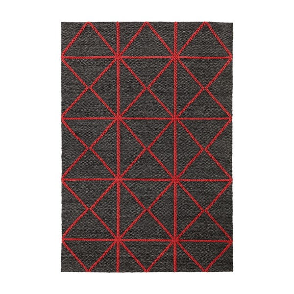 Melns un sarkans paklājs Asiatic Carpets Prism, 160 x 230 cm