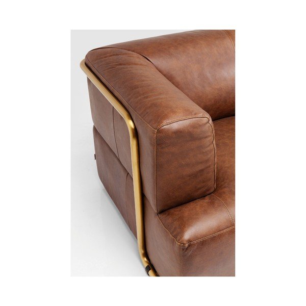 Ādas trīsvietīgs dīvāns Kare Design Salto-image-2