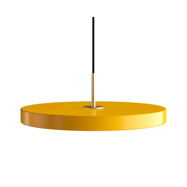 Dzeltena LED piekaramā lampa no metāla ø 43 cm Asteria – UMAGE