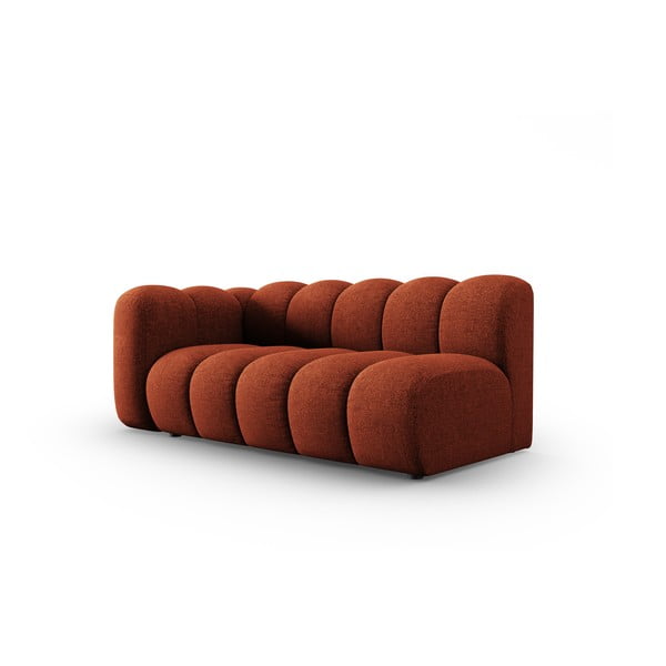 Ķieģeļu sarkans modulārais dīvāns (ar kreiso stūri) Lupine – Micadoni Home-image-1