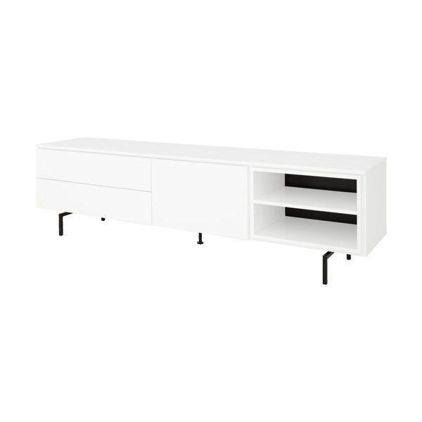 Balta zema kumode 210x57 cm Plain – Tenzo-image-2