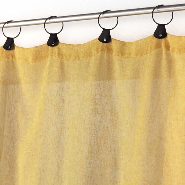 Dzeltens dienas aizkars 140x240 cm Linka – douceur d'intérieur-image-1