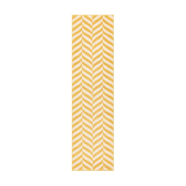 Dzeltens paklājs 240x66 cm Muse – Asiatic Carpets