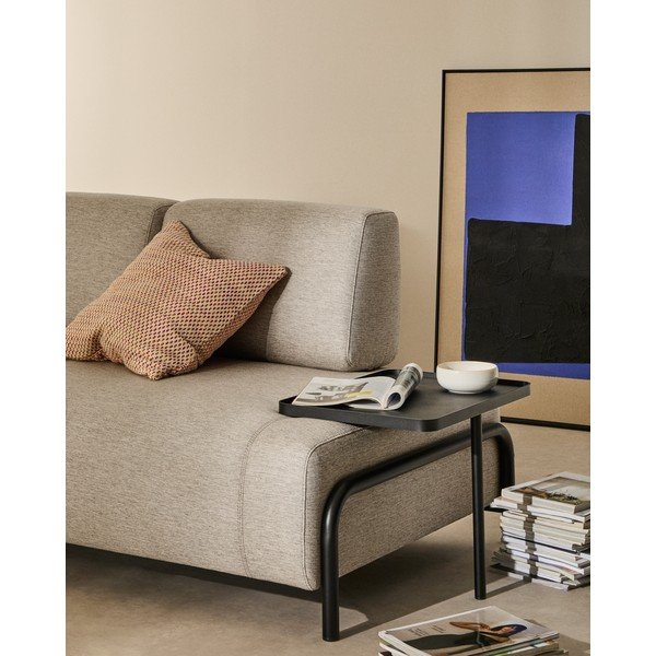 Pelēkbēšs modulārais dīvāns 220 cm Compo – Kave Home-image-1