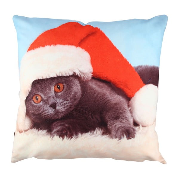 Spilvens Ziemassvētku kaķis, 43 x 43 cm