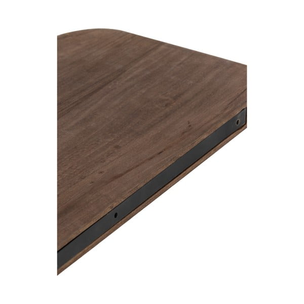 Brūns mango masīvkoka sienas plaukts 50 cm Tarontu – Light & Living-image-2