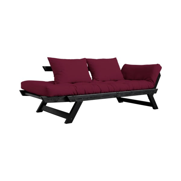 Izvelkamais dīvāns Karup Design Bebop Black/Bordeaux-image-3